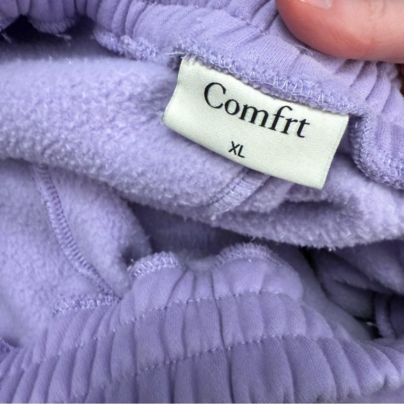 Comfrt Lounge Hoodie And Sweatpant Lavender Set Size Extra Large - Picture 4 of 4